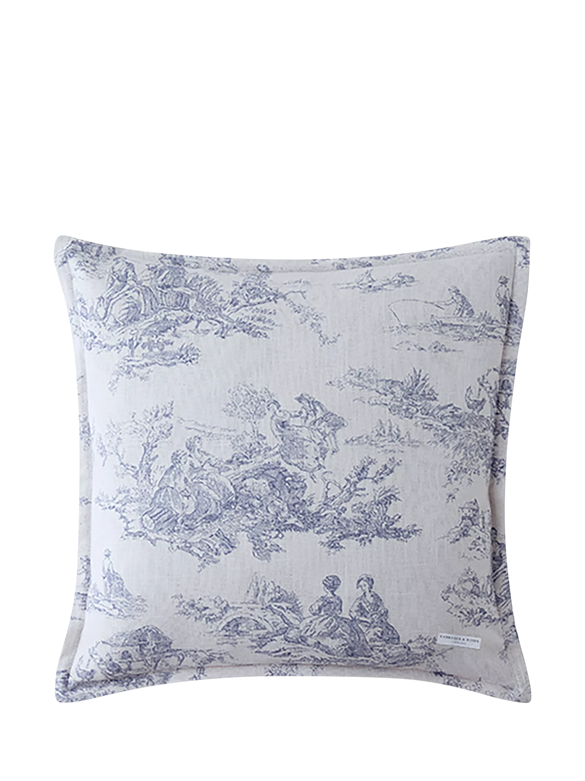 Cabbages & Roses Country Toile cushion 50x50cm, imported from the UK