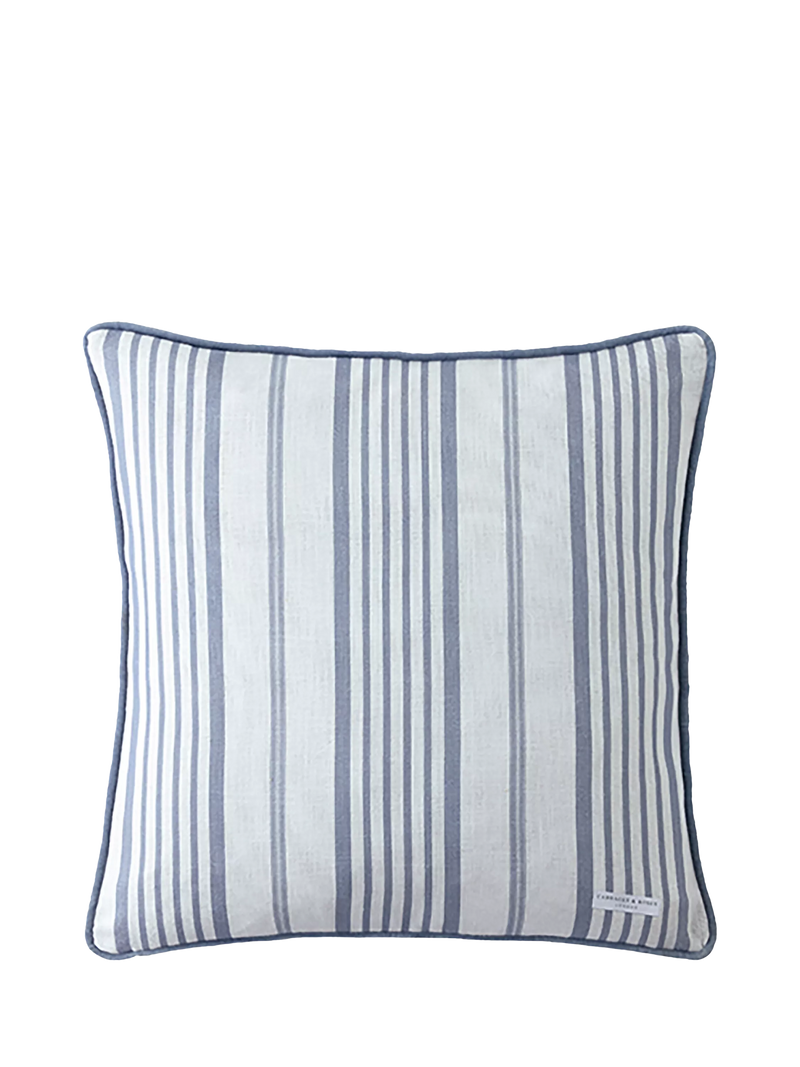 Cabbages & Roses Jolly Stripe cushion 50x50cm (British brand)