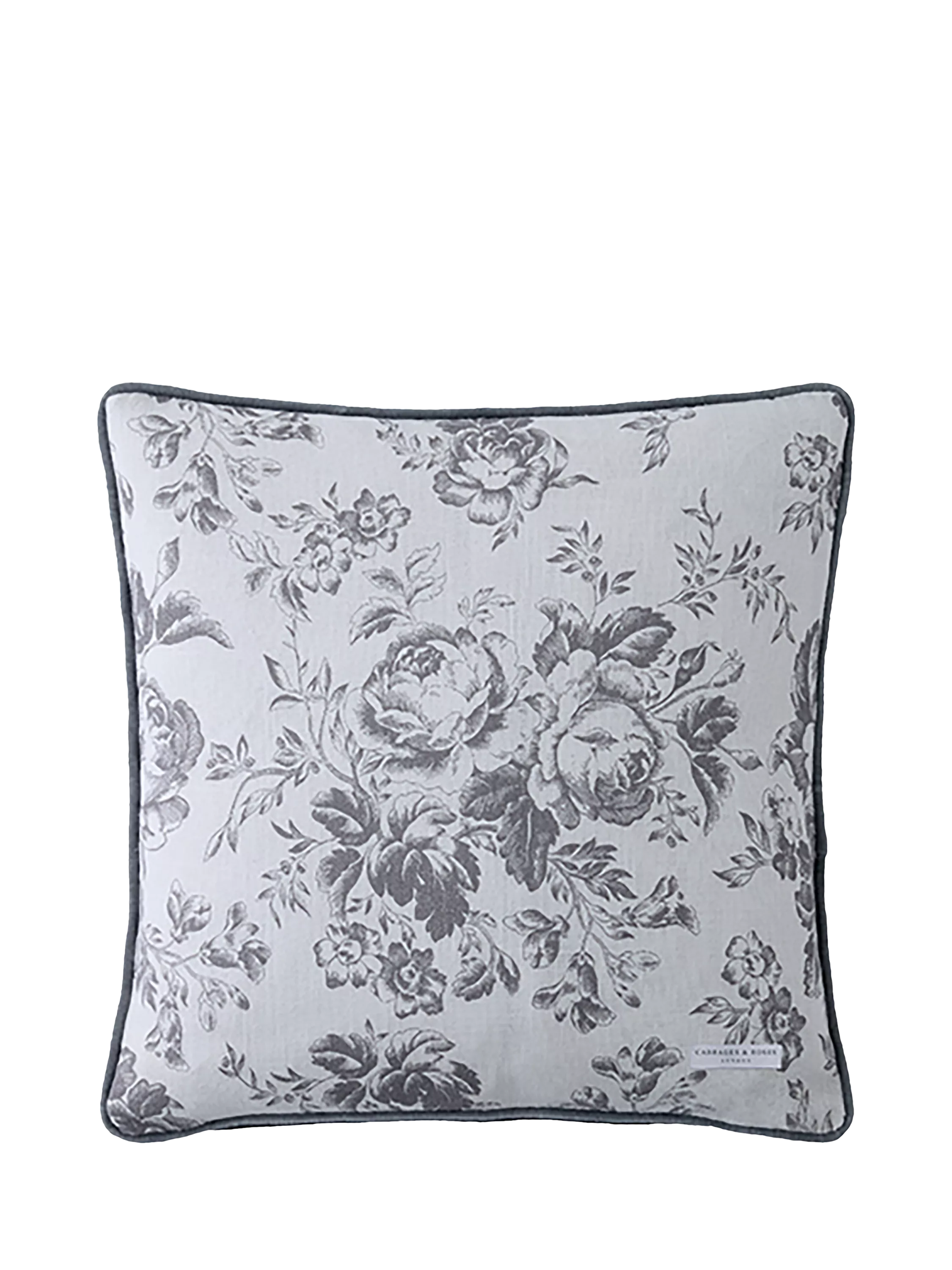 Cabbages & Roses Paris Rose cushion 50x50cm, imported from the UK