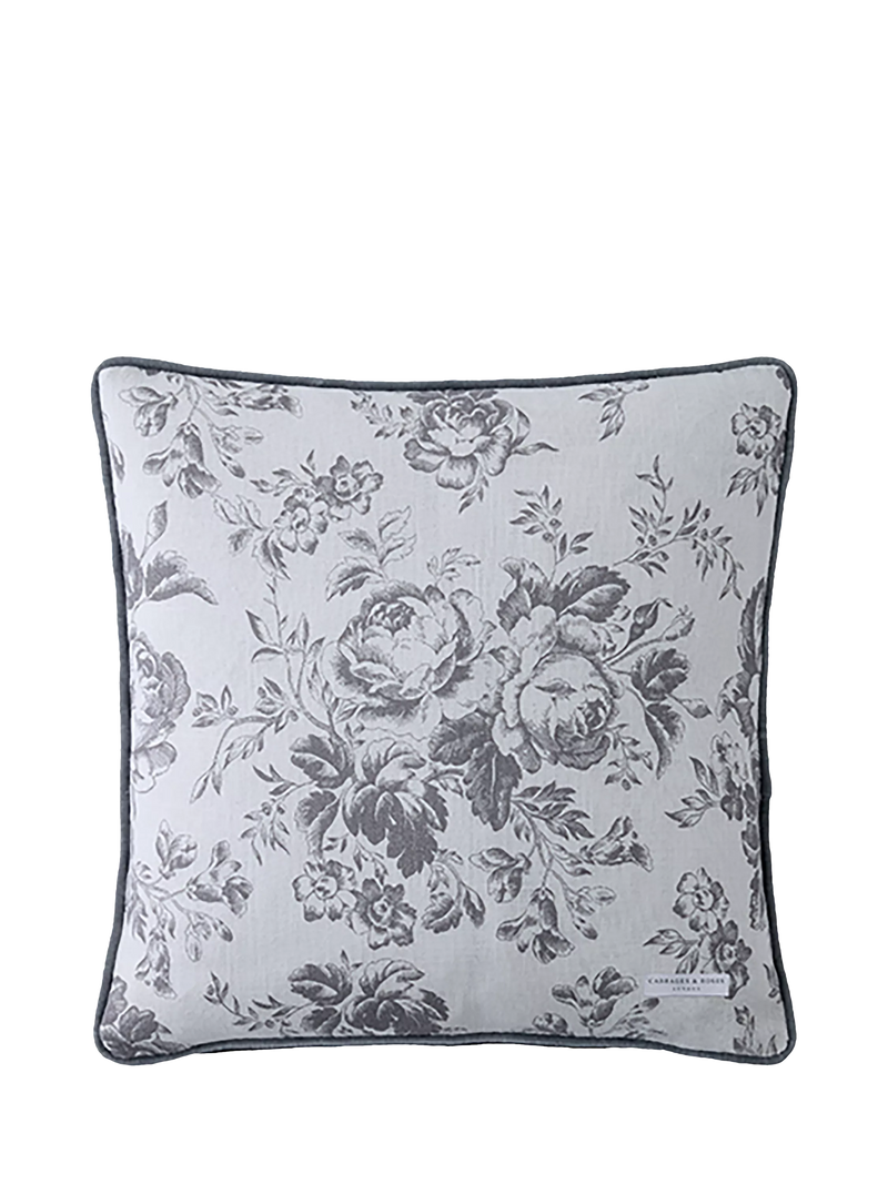 Cabbages & Roses Paris Rose cushion 50x50cm, imported from the UK