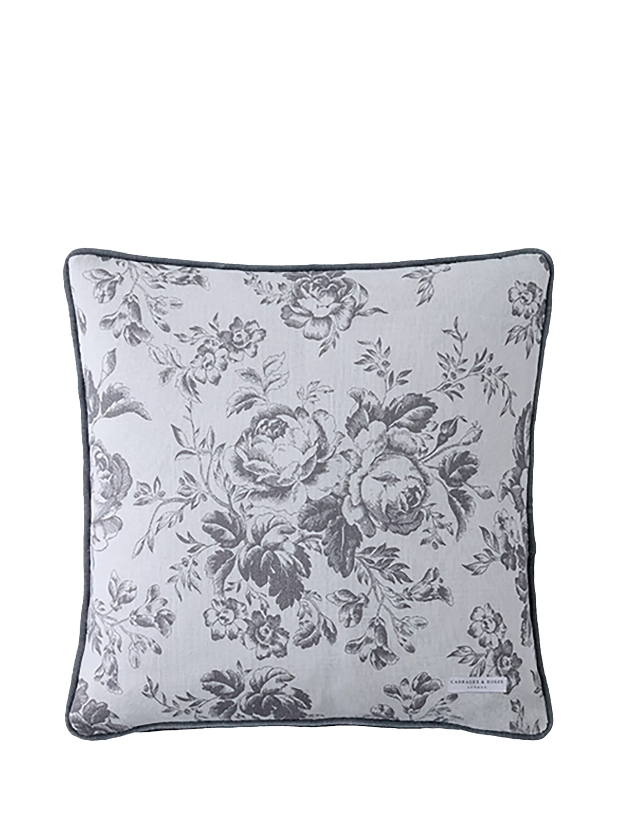 Cabbages & Roses Paris Rose cushion 50x50cm, imported from the UK