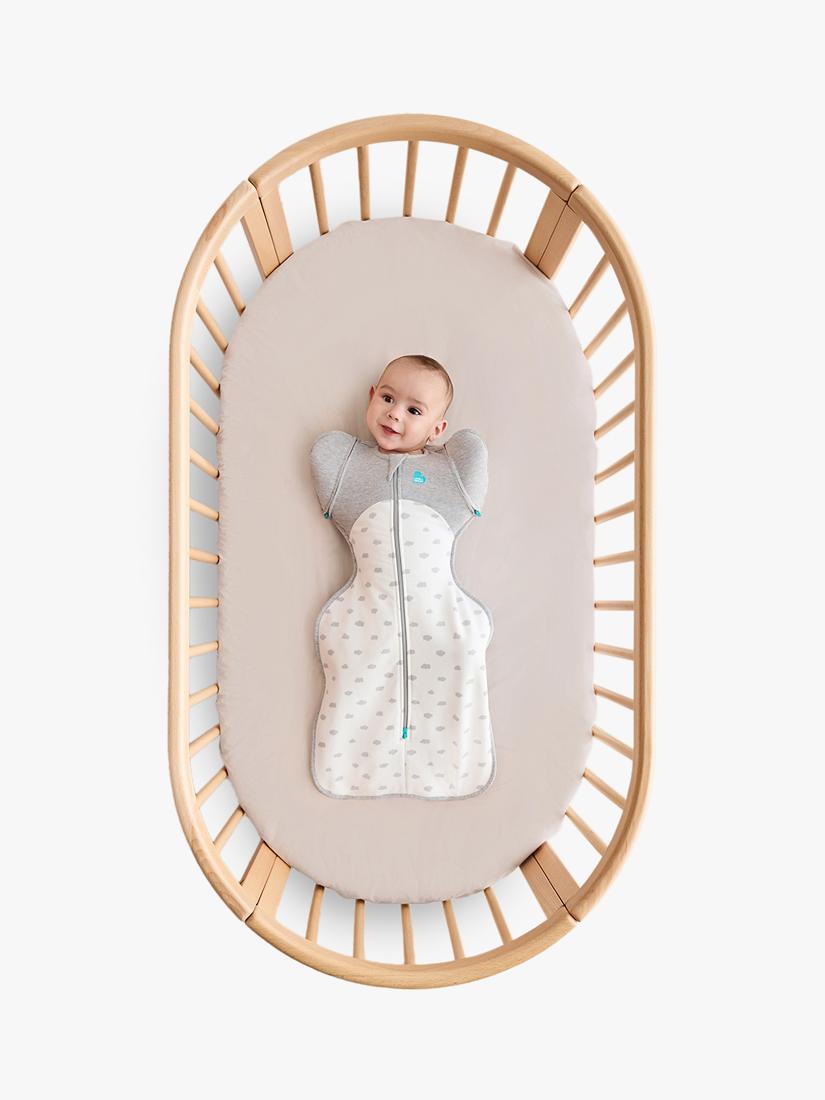 Love to Dream transition baby sleeping bag 1.5 tog cloud white, UK version