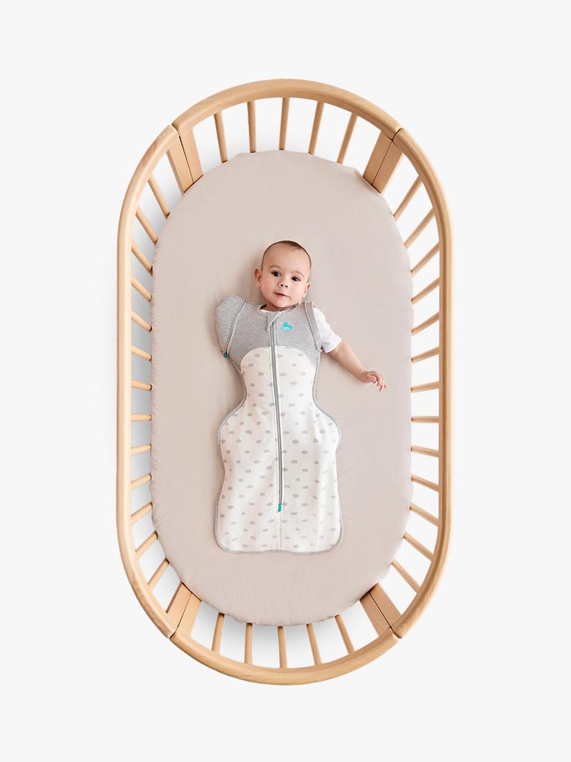 Love to Dream transition baby sleeping bag 1.5 tog cloud white, UK version