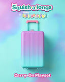Squishmallows Squish-a-longs luggage playset, UK version