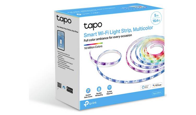 Tapo smart light strip zonal colour control 5m (British brand)