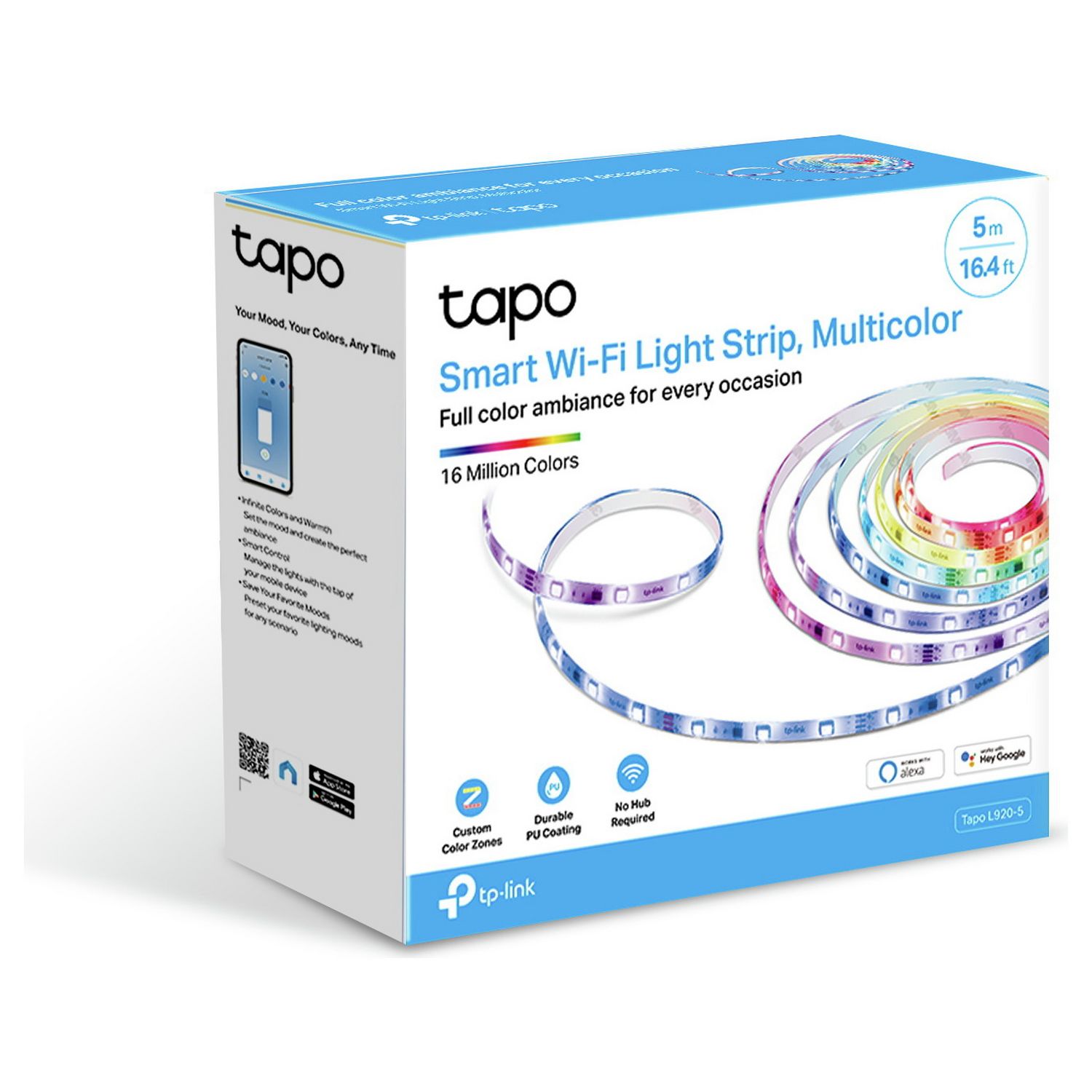 Tapo smart light strip zonal colour control 5m (British brand)