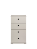 John Lewis Marlow 4 drawer narrow chest champagne - British product