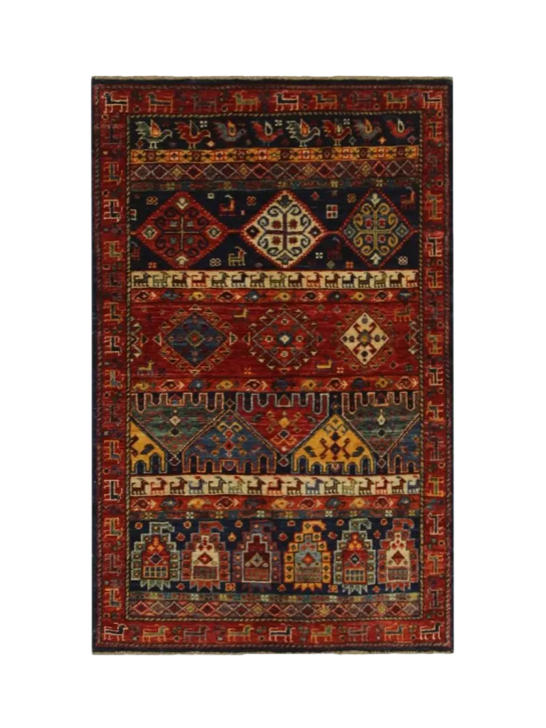 Gooch Oriental Fine Aryana Rug, Multi, L127 x W79 cm