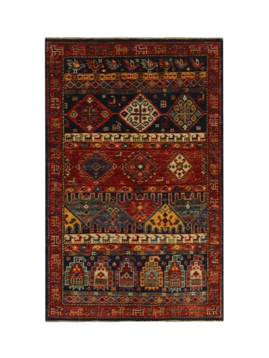 Gooch Oriental Fine Aryana Rug, Multi, L127 x W79 cm