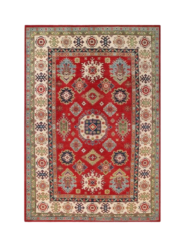 Gooch Oriental Kazak Rug, Red, L294 x W200 cm