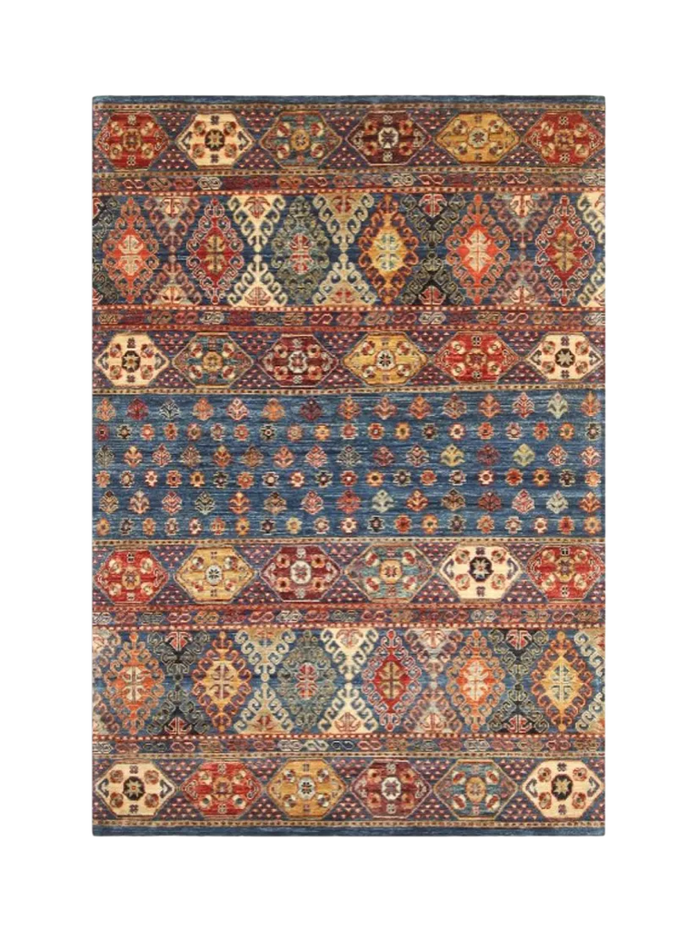 Gooch Oriental Khurjeen Rug, Blue, L177 x W121 cm