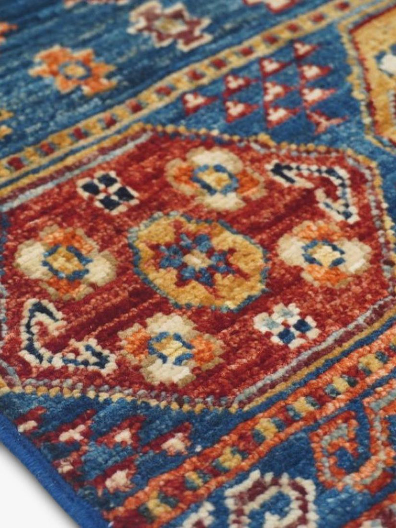 Gooch Oriental Khurjeen blue rug L177 x W121 cm, UK version