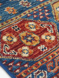 Gooch Oriental Khurjeen blue rug L177 x W121 cm, UK version