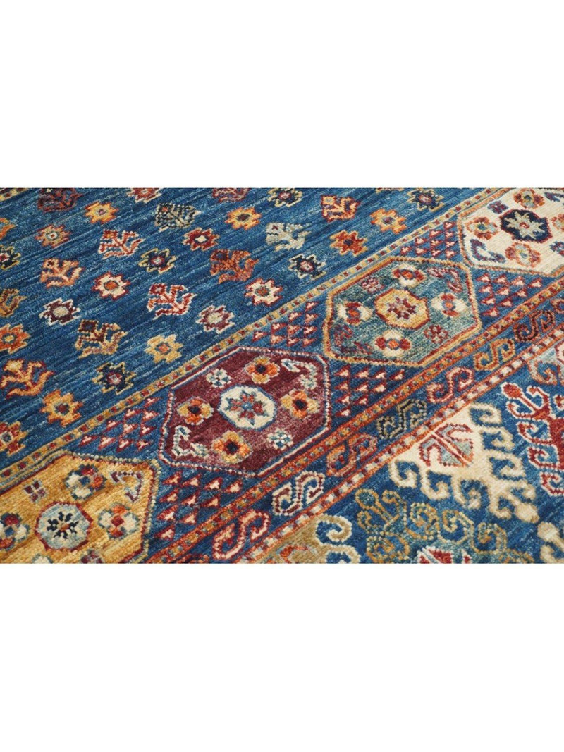 Gooch Oriental Khurjeen blue rug L177 x W121 cm, UK version