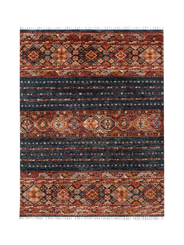 Gooch Oriental Khurjeen Rug, Blue, L206 x W156 cm