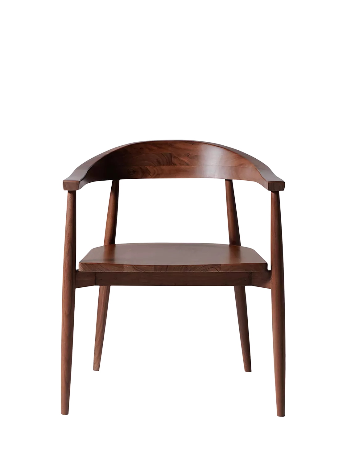 Swoon Olsen dining chair acacia wood, imported from the UK
