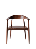 Swoon Olsen dining chair acacia wood, imported from the UK