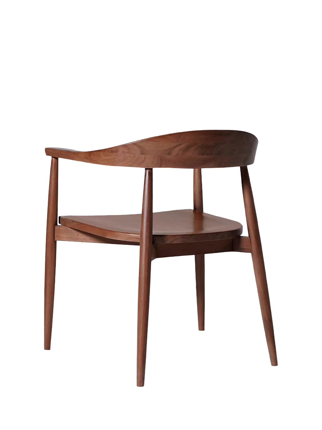 Swoon Olsen dining chair acacia wood, imported from the UK