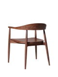 Swoon Olsen dining chair acacia wood, imported from the UK