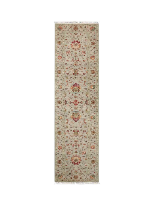 Gooch Oriental Sultani Runner Rug, Grey, L297 x W81 cm