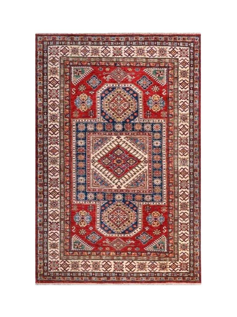 Gooch Oriental Supreme Kazak Rug, Red, L214 x W150 cm