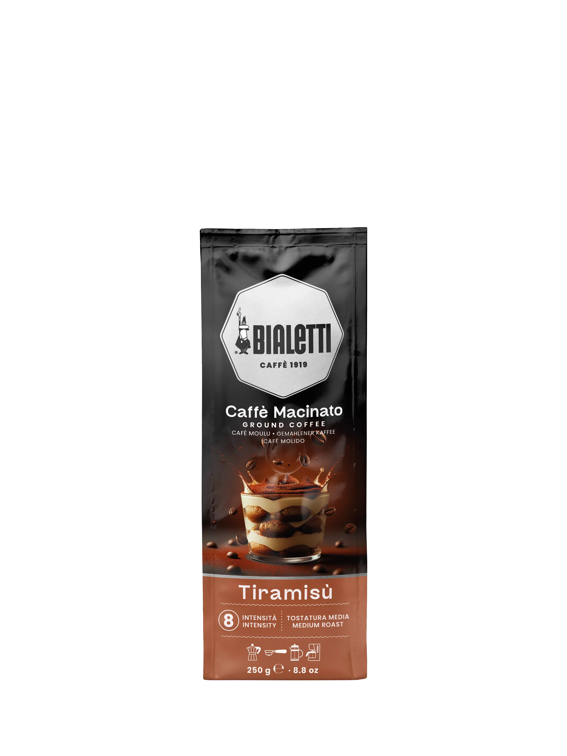 Bialetti Tiramisu ground coffee 250g (British brand)