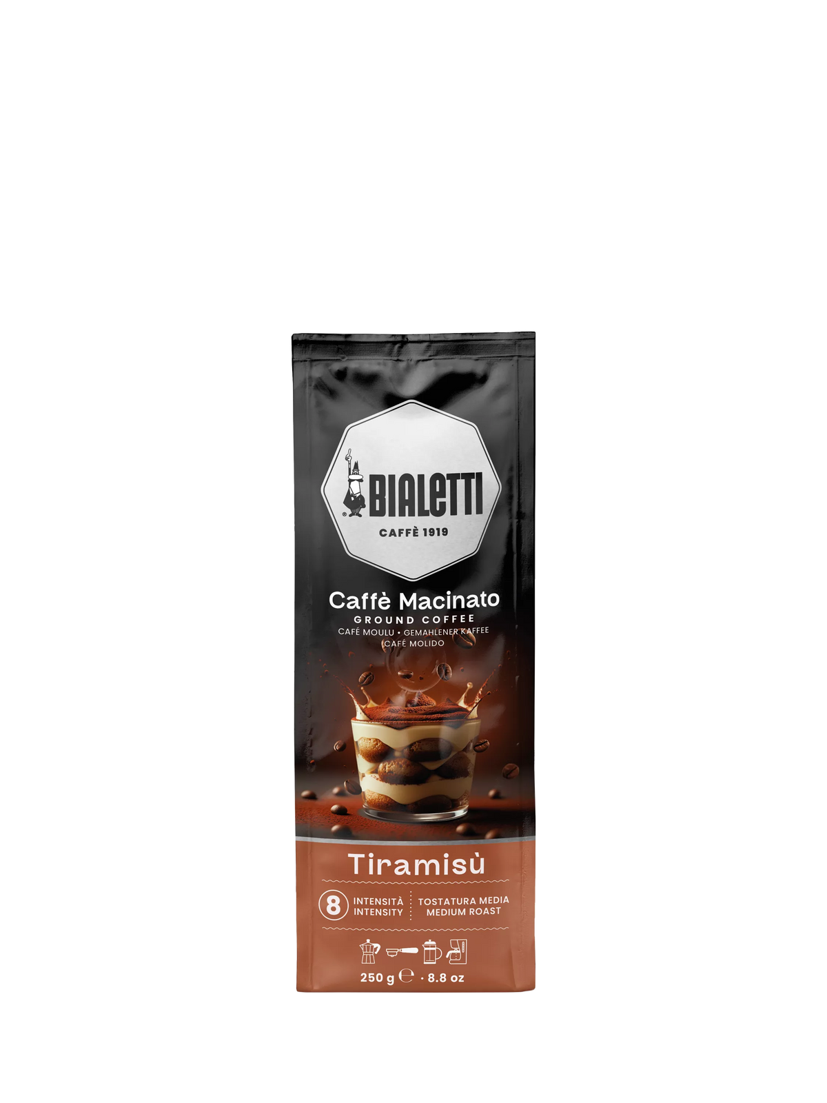 Bialetti Tiramisu ground coffee 250g (British brand)