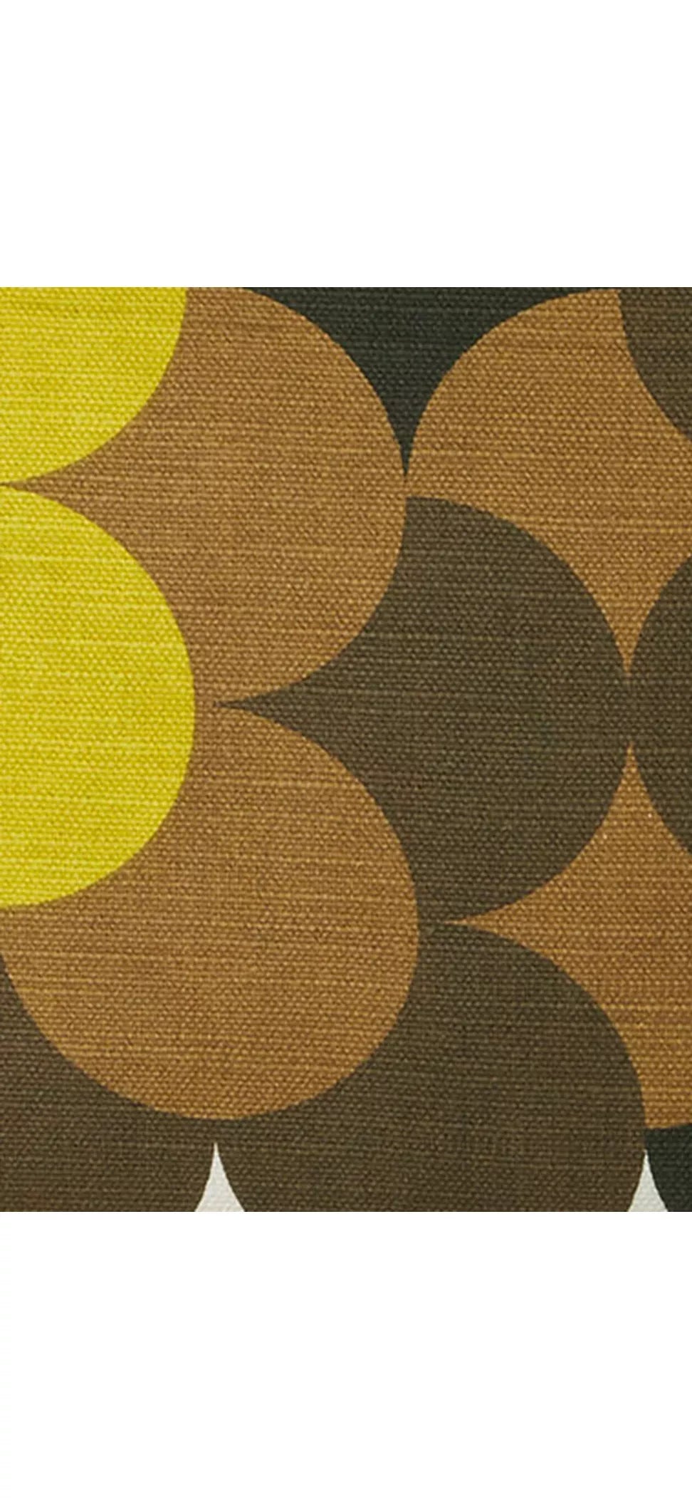Orla Kiely Retro Flower Stripe Cushion - Dune