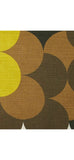 Orla Kiely Retro Flower Stripe Cushion - Dune
