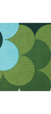Orla Kiely Retro Flower Stripe Cushion - Riviera