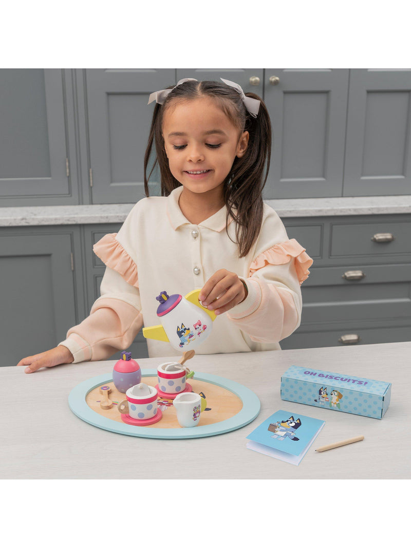 Bluey wooden tea party playset (British brand)
