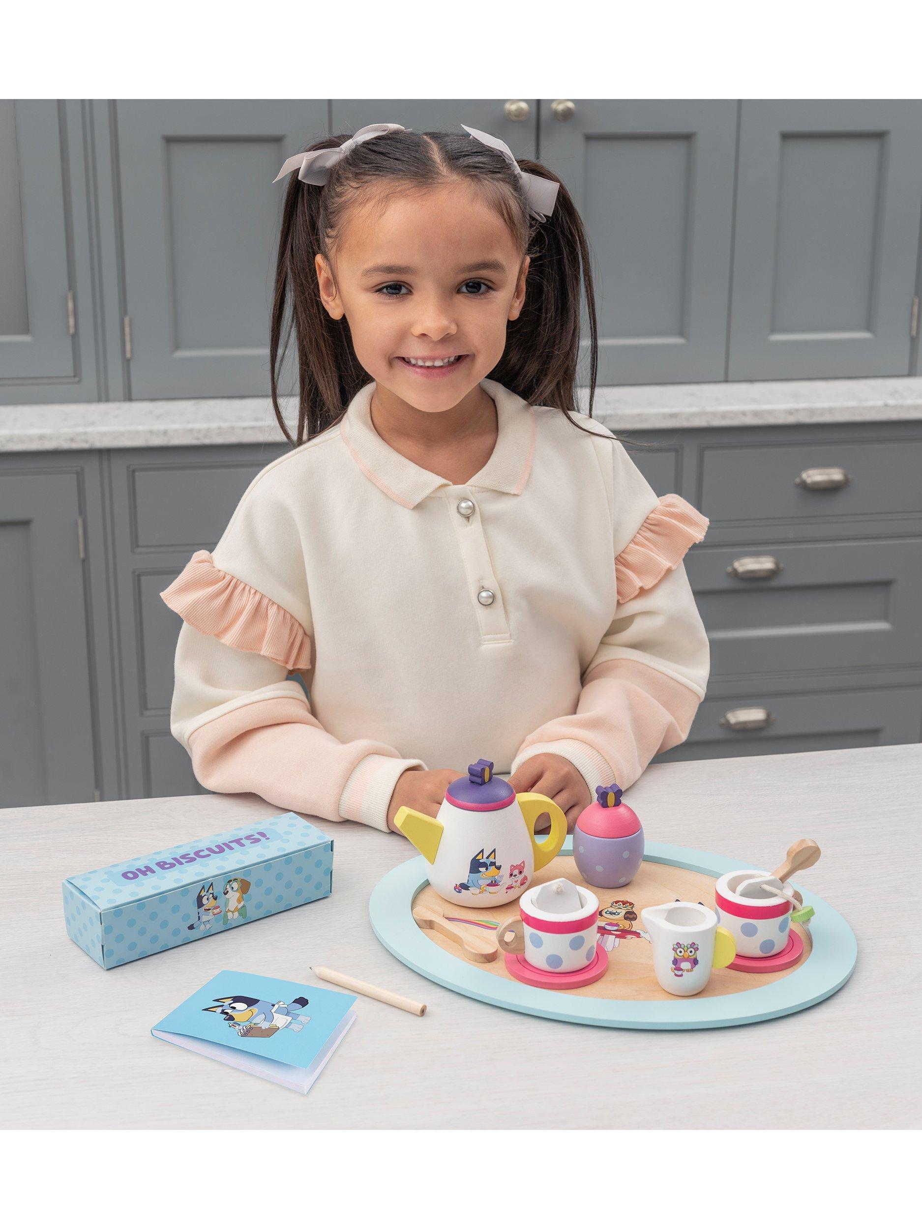 Bluey wooden tea party playset (British brand)
