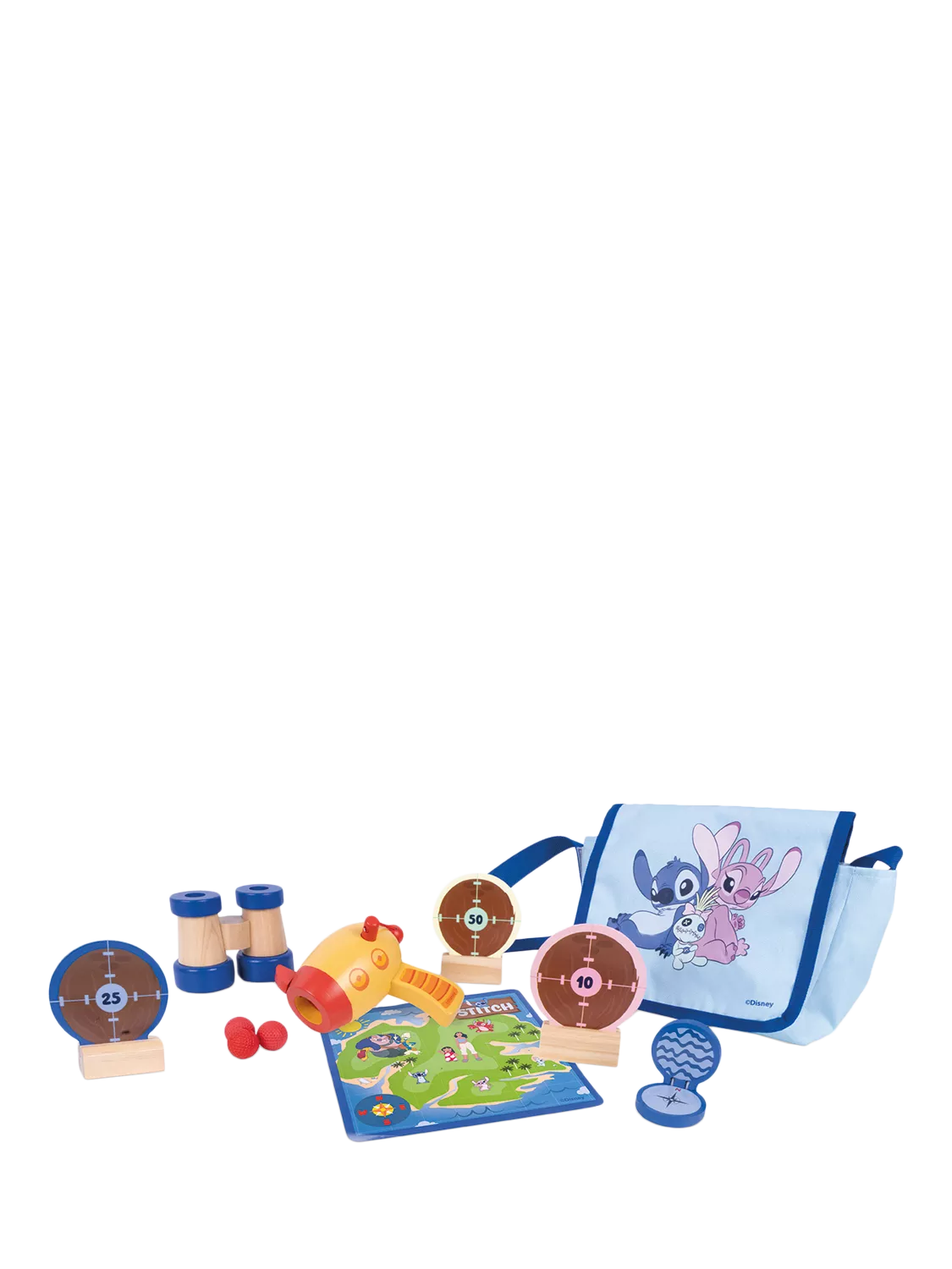 Disney Stitch kids adventure bag with accessories, imported from the UK