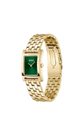 BOSS Lucy women's watch green dial gold strap (British brand)