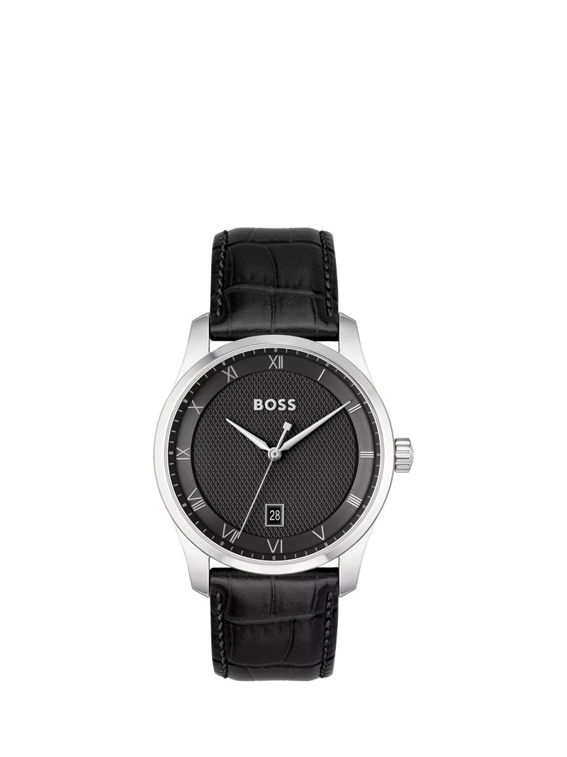 BOSS Principle Date watch 41mm black dial, UK version