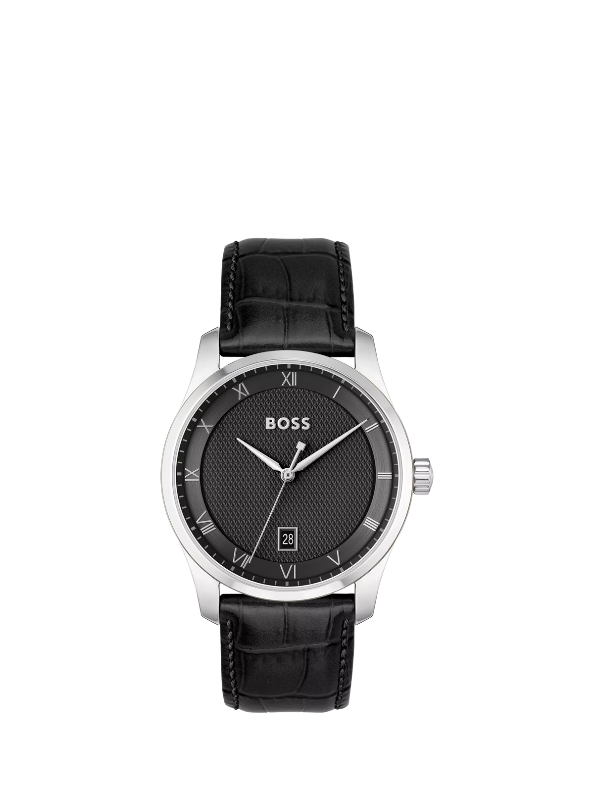 BOSS Principle Date watch 41mm black dial, UK version