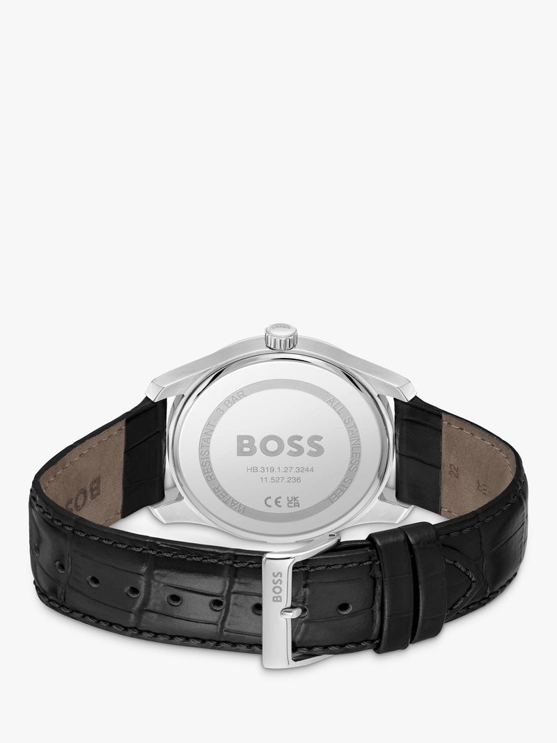 BOSS Principle Date watch 41mm black dial, UK version