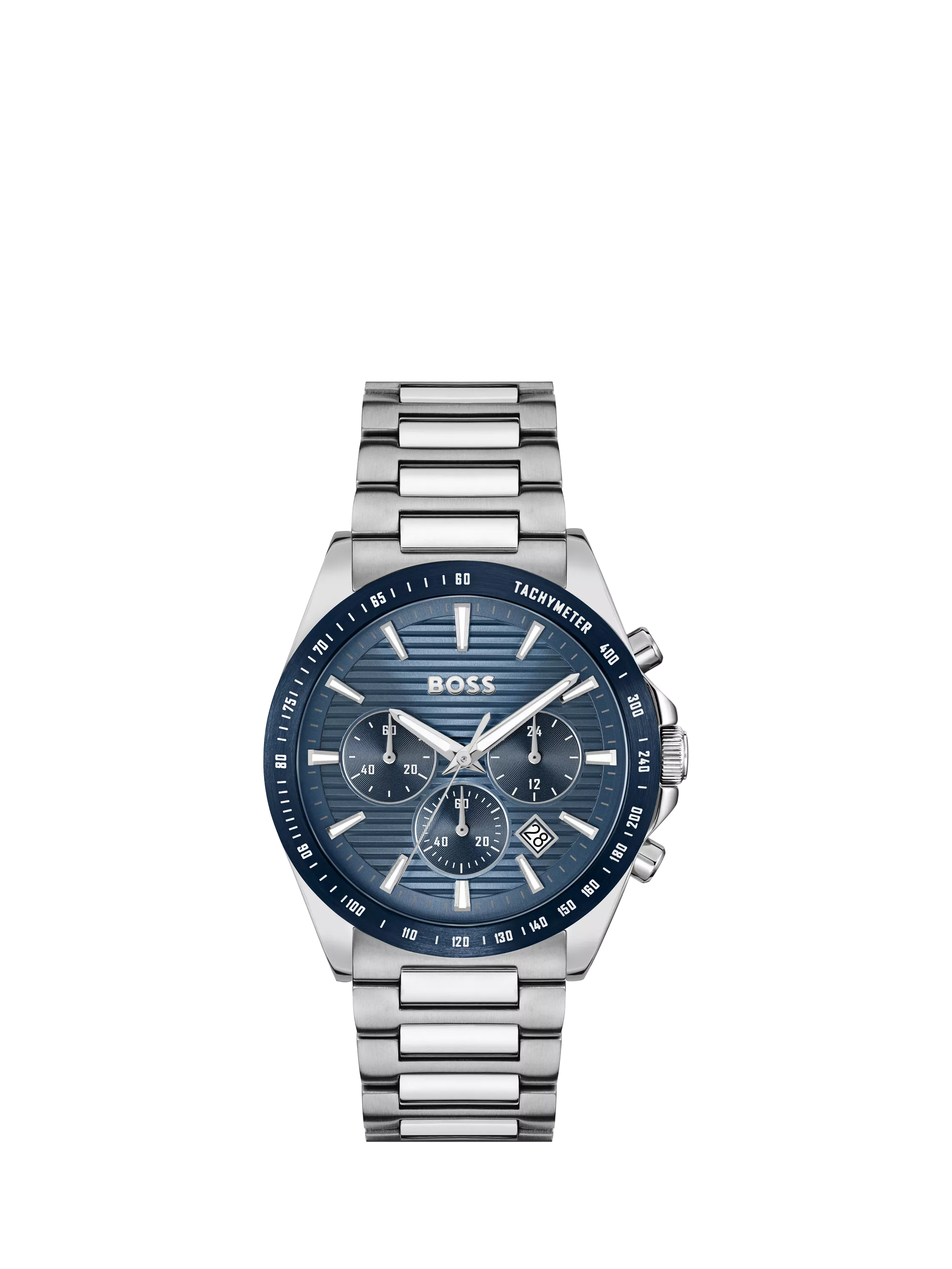 BOSS Strike Chronograph watch blue dial 41mm - British product