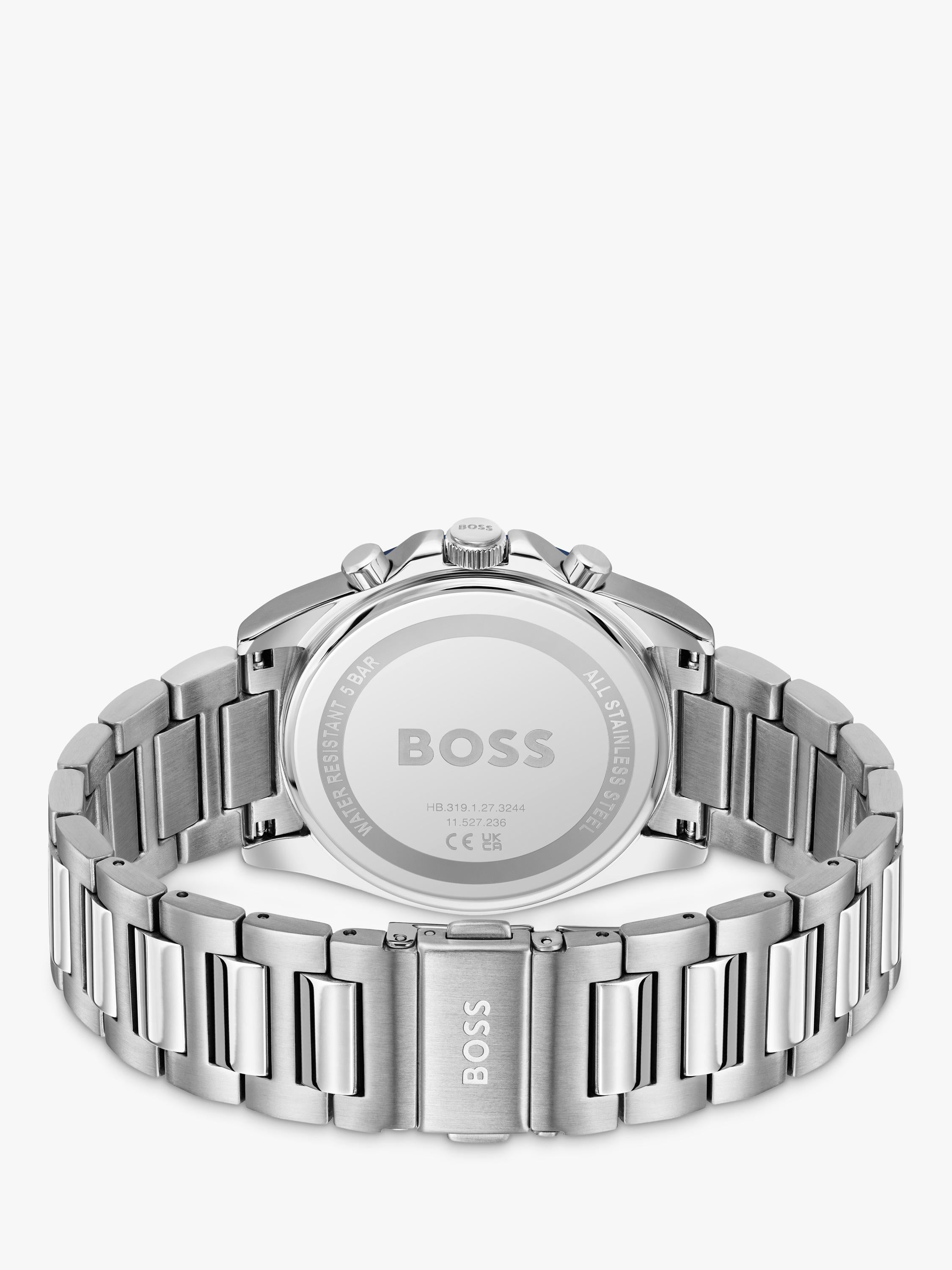 BOSS Strike Chronograph watch blue dial 41mm - British product