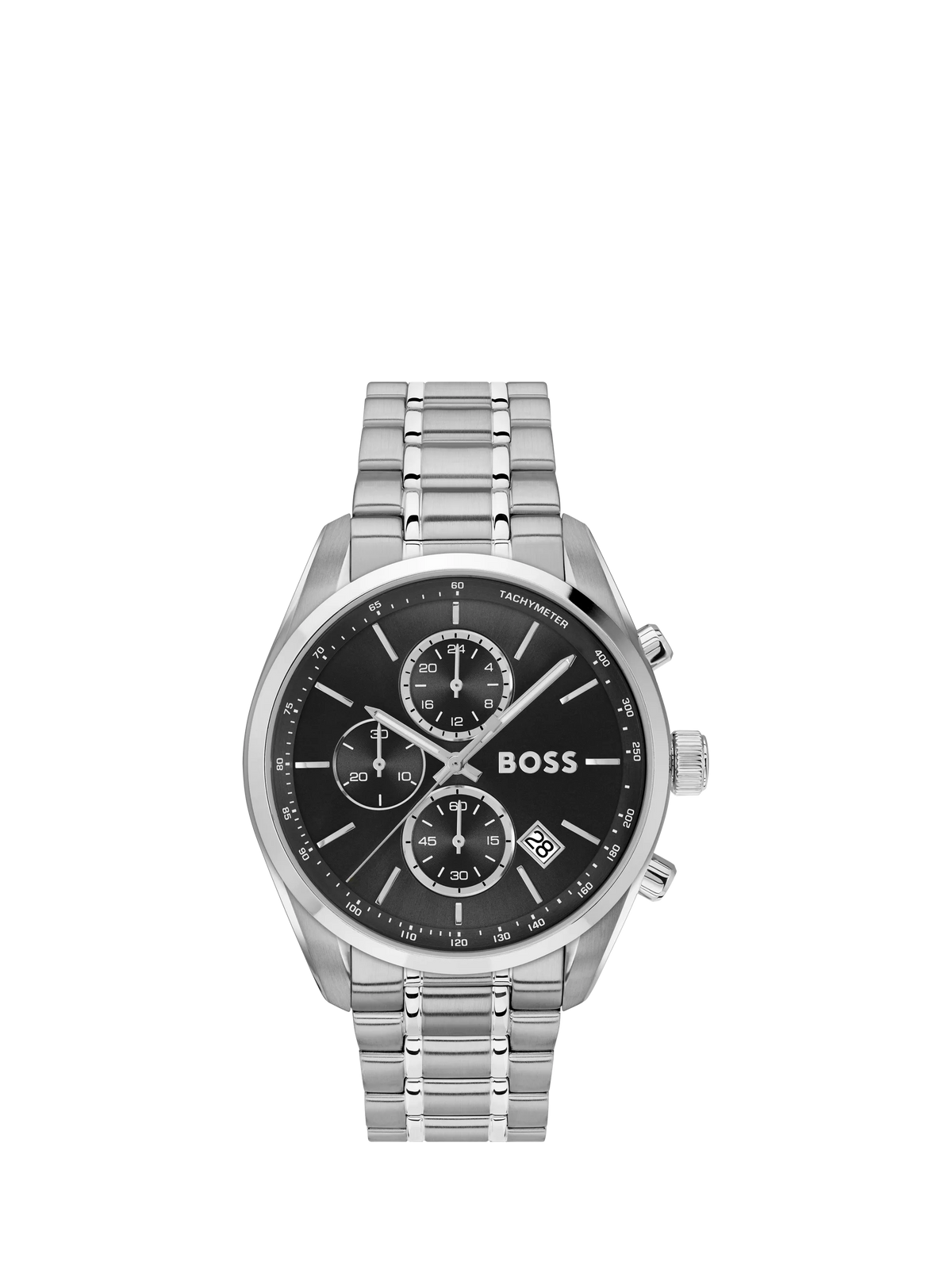 BOSS Grand Prix 44 Chronograph stainless steel watch (British brand)