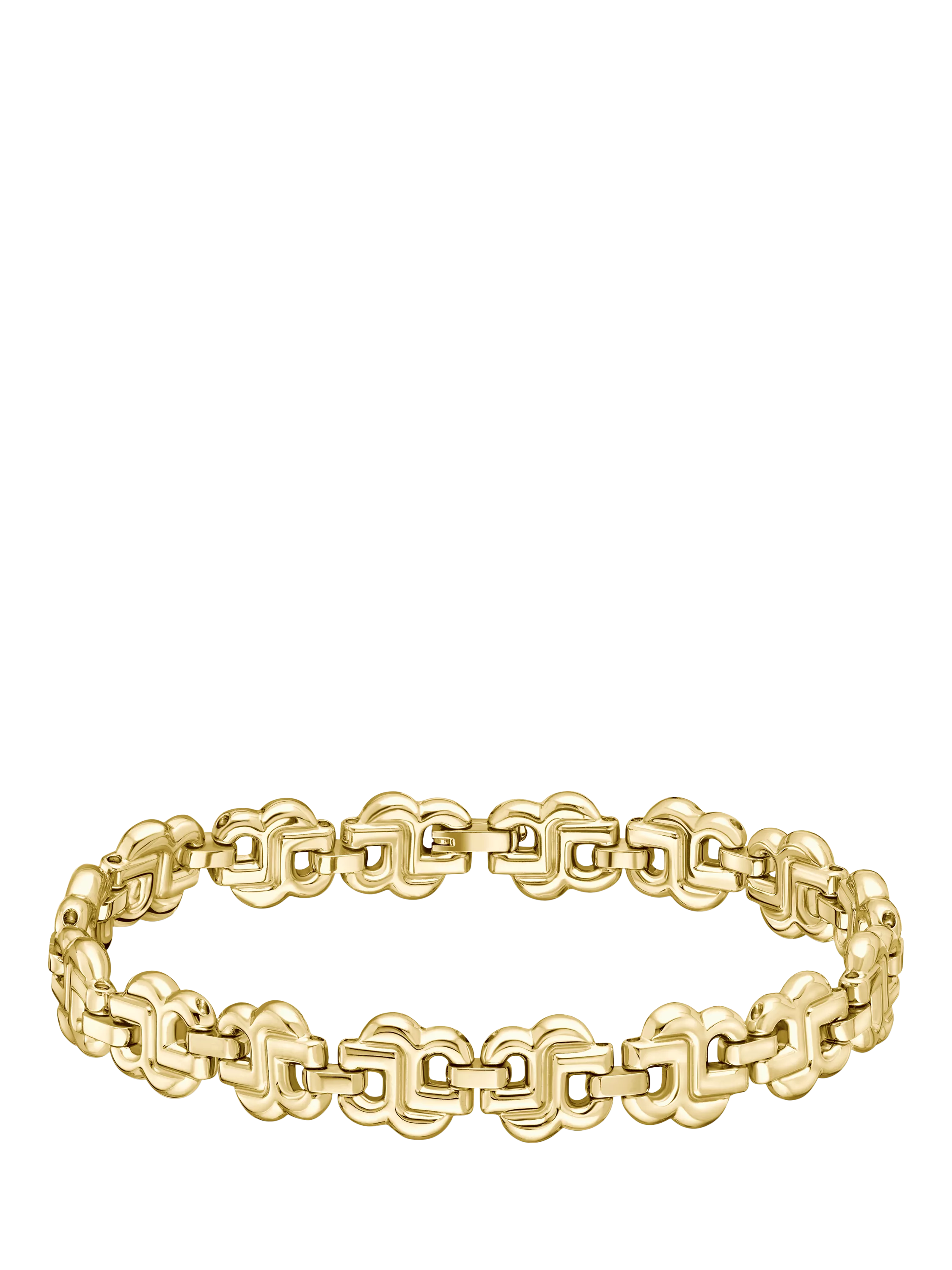 BOSS bracelet gold Double B strand chain (British brand)