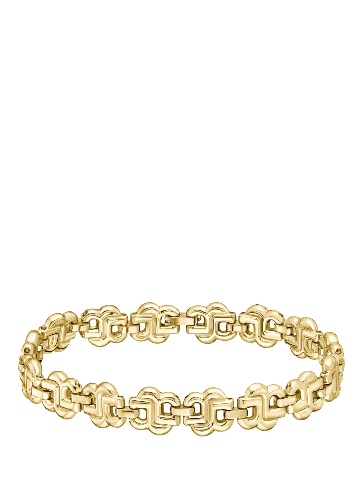 BOSS bracelet gold Double B strand chain (British brand)