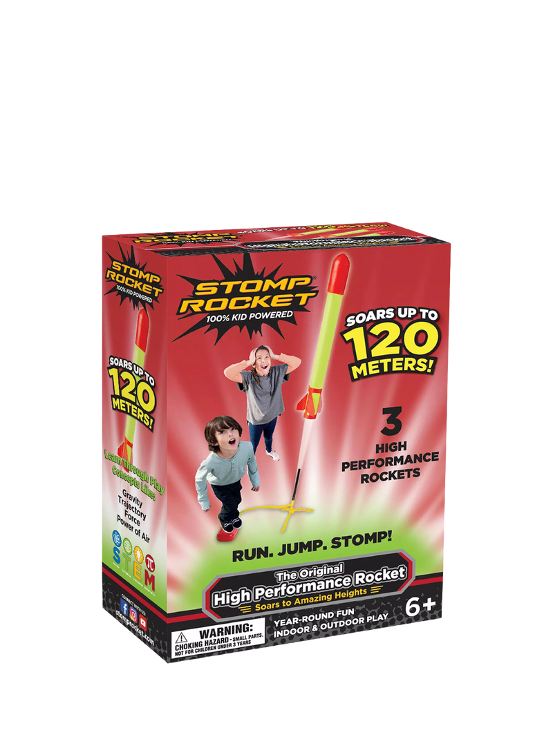Stomp Rocket High Performance Rockets, Pack of 3