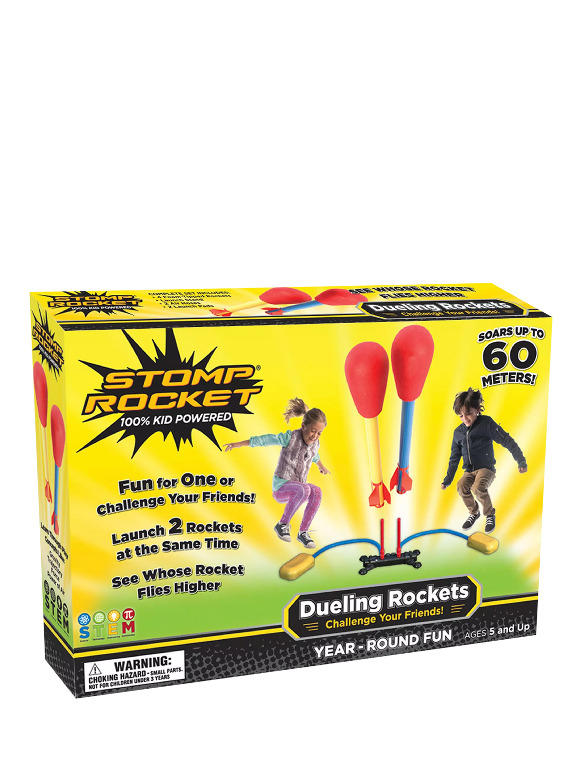 Stomp Rocket Duelling Rockets outdoor rocket launcher - British product