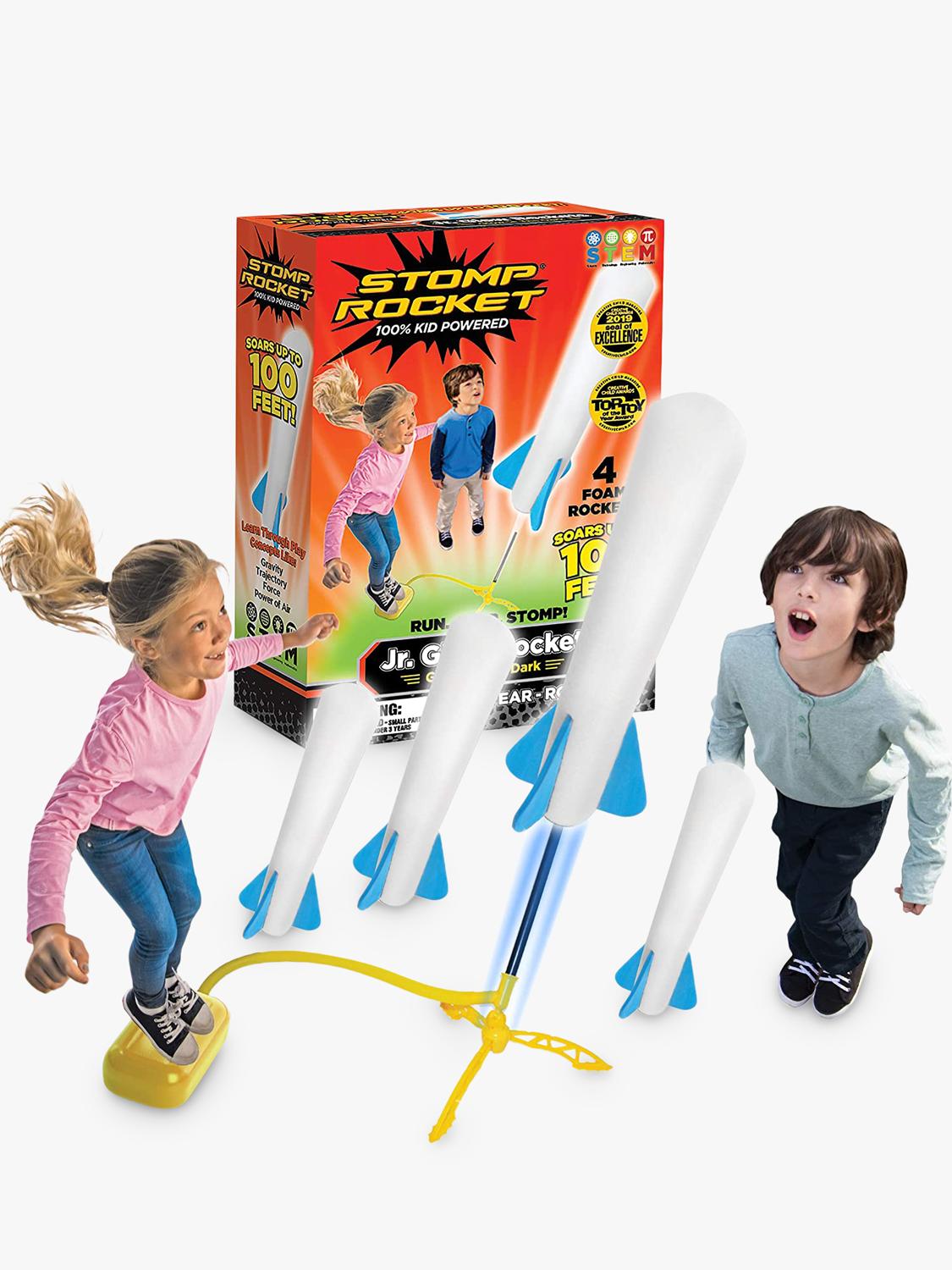Stomp Rocket Junior Glow Rocket glow-in-the-dark toy - British product