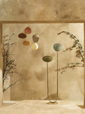 MADE Adrienne green glass floor lamp, UK version