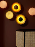 MADE Adrienne green glass floor lamp, UK version