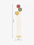MADE Ilaria triple floor lamp in green, UK version