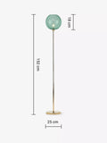 MADE Ilaria triple floor lamp in pink - British product