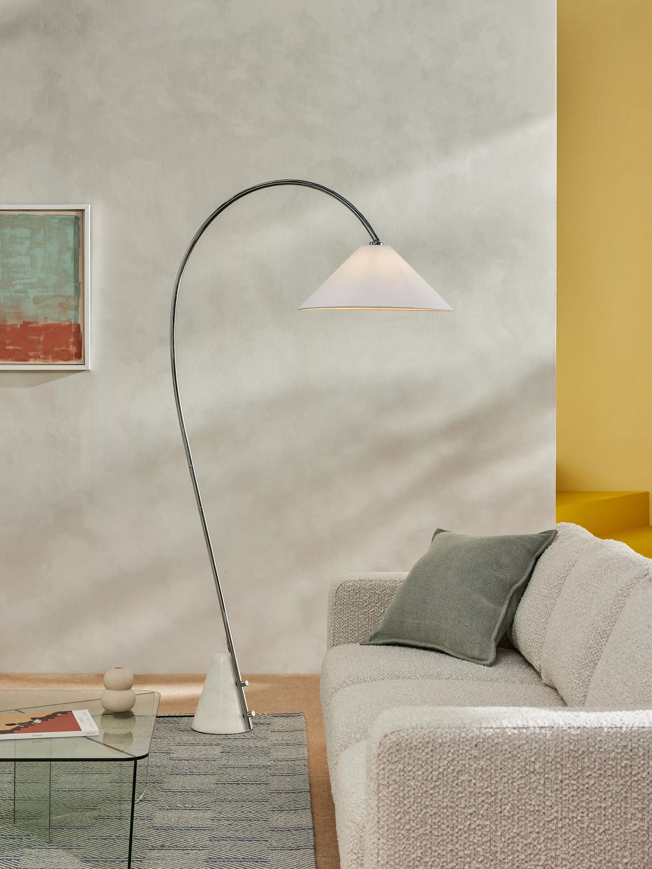 MADE curved floor lamp, UK version